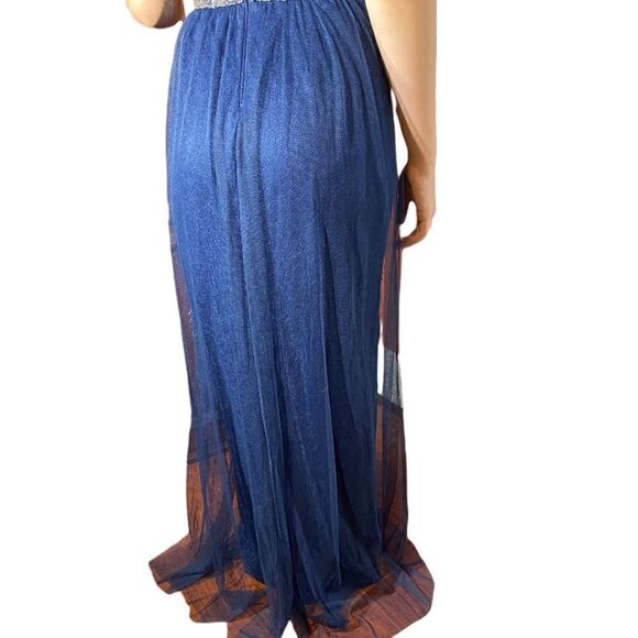 7. NWT Adrianna Papell Hailey Women's Strapless Ruched Gown - Picture 6 of 10